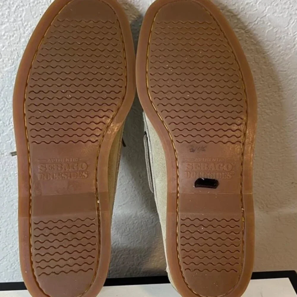 Sebago DockSides Boat Shoes Brown Suede Casual Slip On‎ Men's Size 9 M